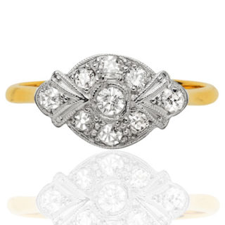 ***SOLD*** Queen of Style... Original Art Deco Diamond ring-0