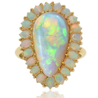 Show Stopper... Rare Large Opal Cocktail ring-0