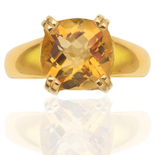 ***SOLD*** Sunny Day... Citrine Solitaire ring-0