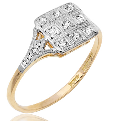 Gorgeous... Original Art Deco Diamond ring-2287