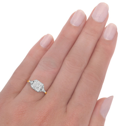 Gorgeous... Original Art Deco Diamond ring-2290