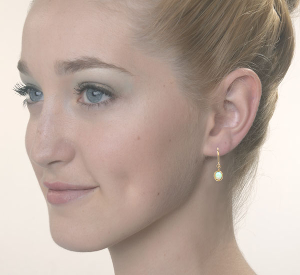 ***SOLD*** Antique Opal Earrings -2647 ***SOLD*** Antique Opal Earrings -2647