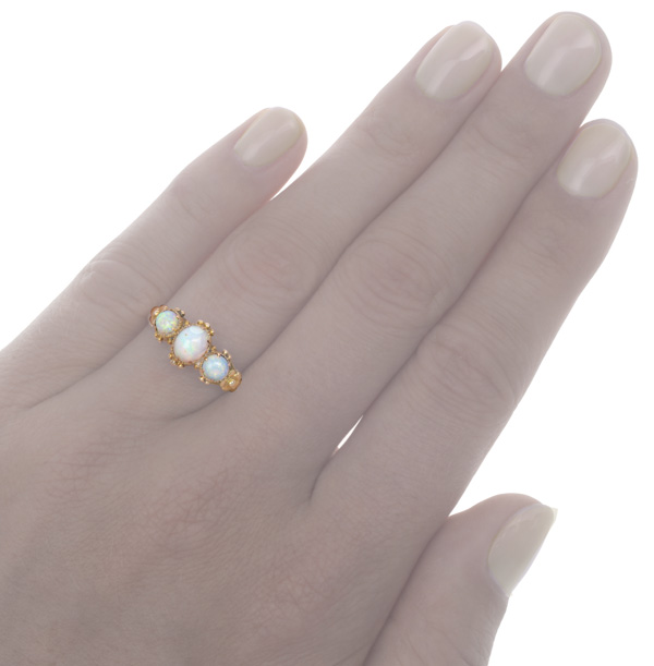 ***SOLD*** Antique Opal ring-2721