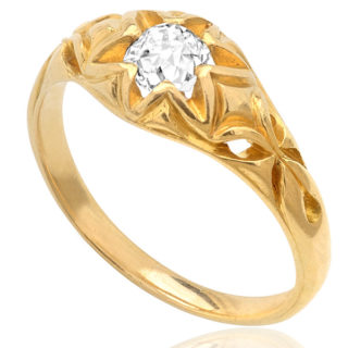 Star of the Show... Victorian Diamond ring -3093