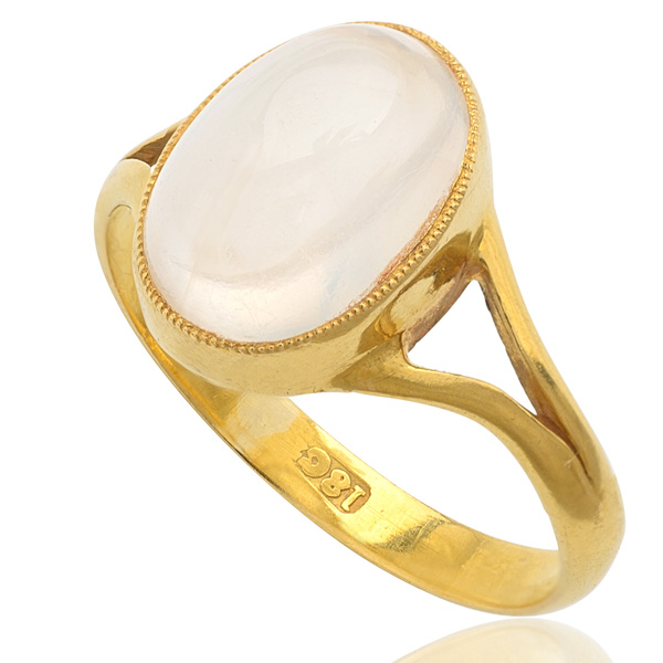 Antique Moonstone Ring of 14k Gold - Trademark Antiques