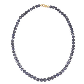 Faceted Sapphire Necklace -3331