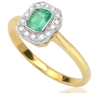 ***SOLD*** Emerald Love... Handmade Emerald and Diamond ring -0