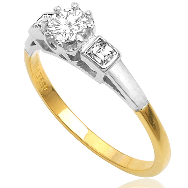 Stunning 1.25 ct - Princess Cut Diamond - Pave - Vintage - Double Band Engagement  Ring - Bridal Set - 10K Rose Gold - Walmart.com