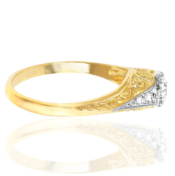Bliss... Handmade Diamond Engagement ring -3522