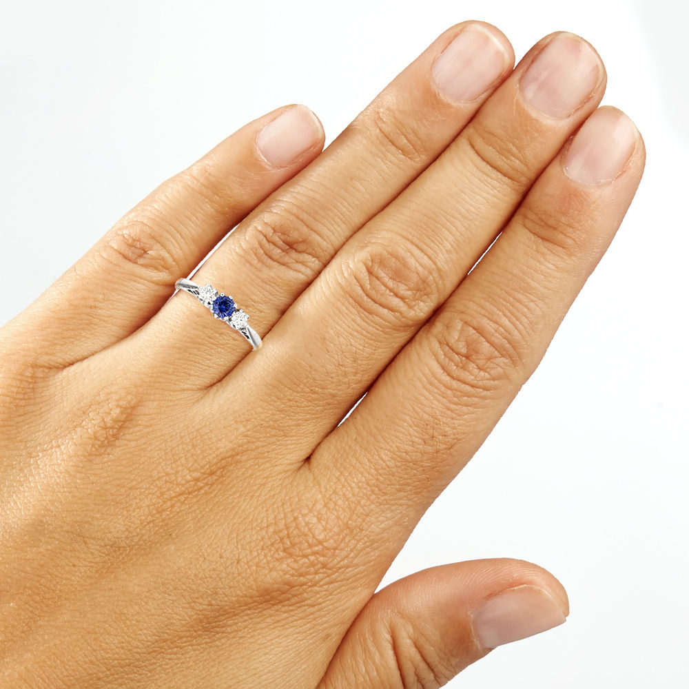 Sapphire and Diamond ring