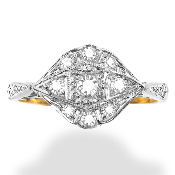 Y & WG multi D ring organic face FRONT