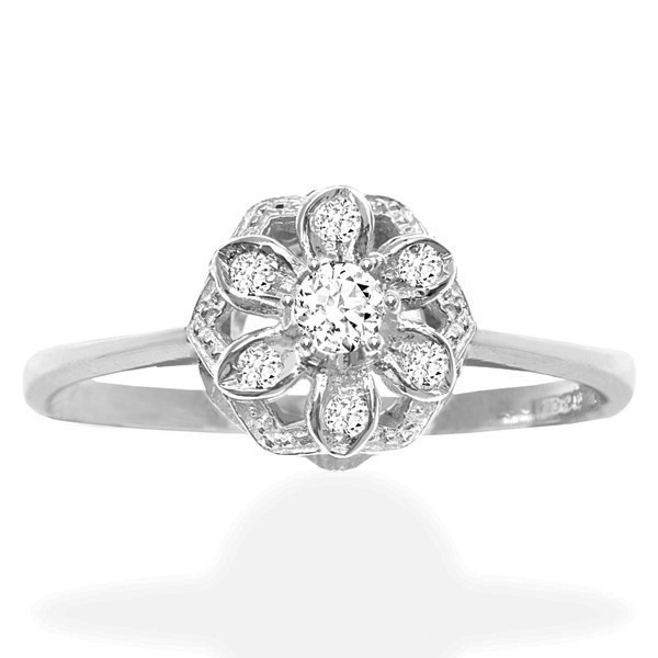 Art Deco 5 Stone Diamond ring - Helen Badge Jewellery