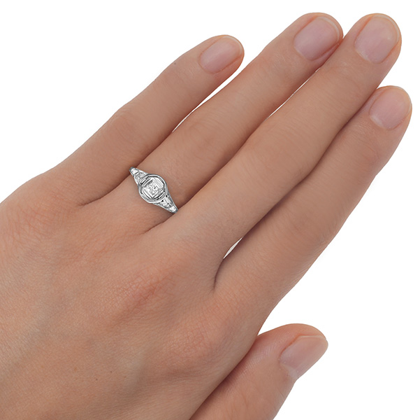 WG D ring drilled band on hand