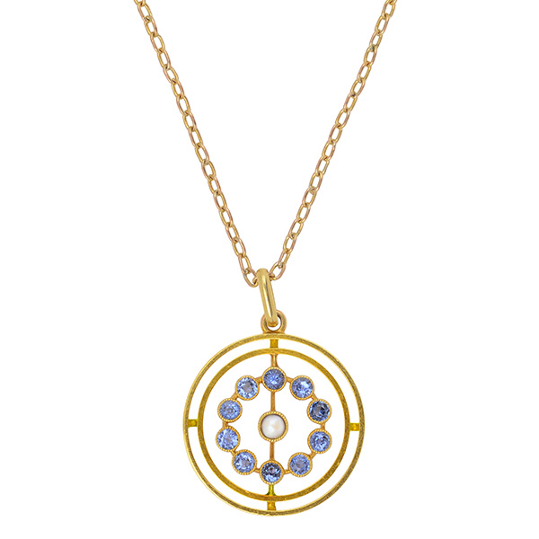 YG deco O pend with P and Saps CU x